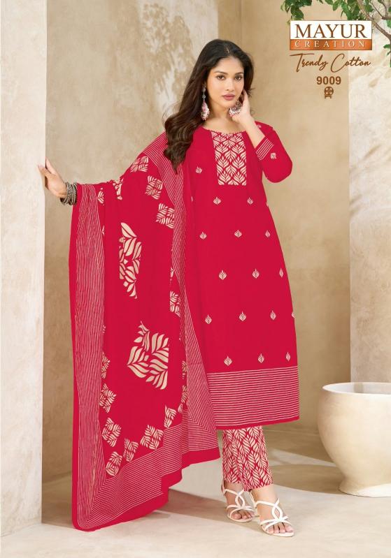 Mayur trendy cotton vol 9 best wholesale dress material market in mumbai